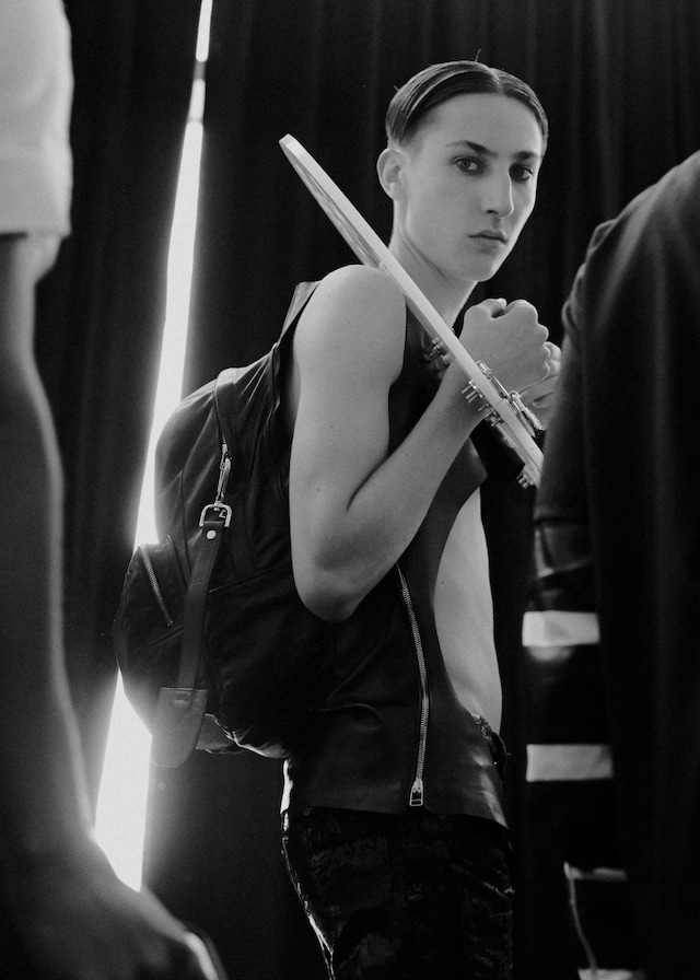 Backstage at Hood by Air SS15 11