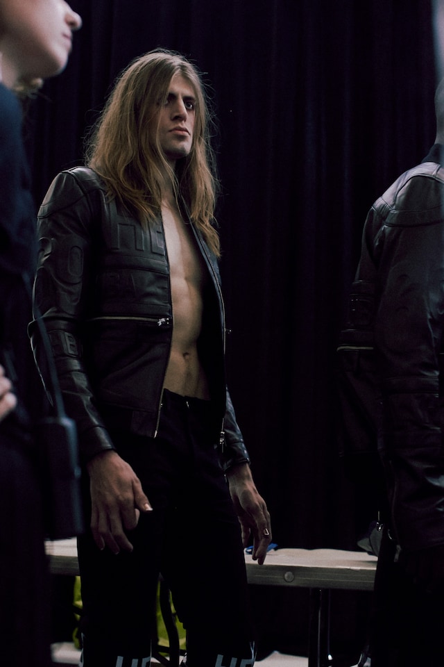 Backstage at Hood by Air SS15 17
