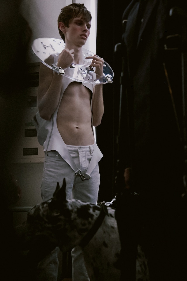 Backstage at Hood by Air SS15 15