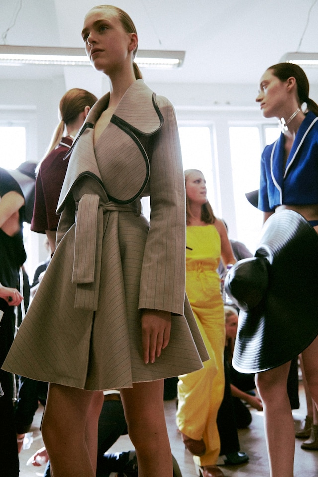 J.W.Anderson SS15 backstage Dazed Lea Colombo 17