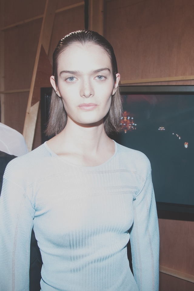 Backstage at Pringle SS15 3