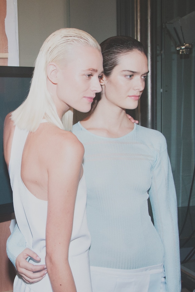 Backstage at Pringle SS15 6