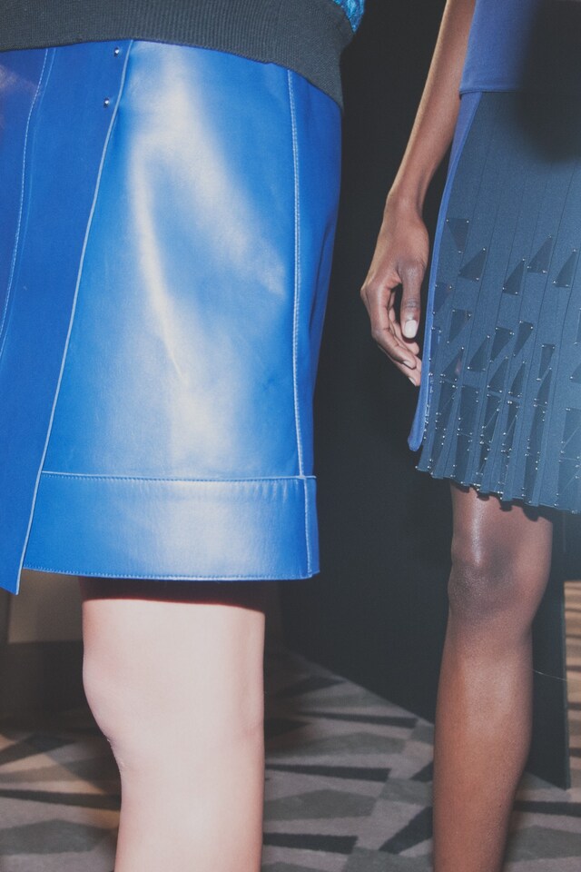 Backstage at Pringle SS15 16