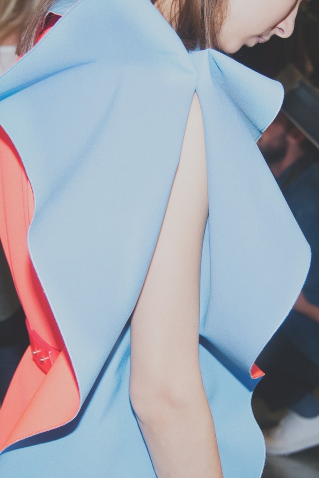 Roksanda SS15, womenswear, Dazed backstage 4
