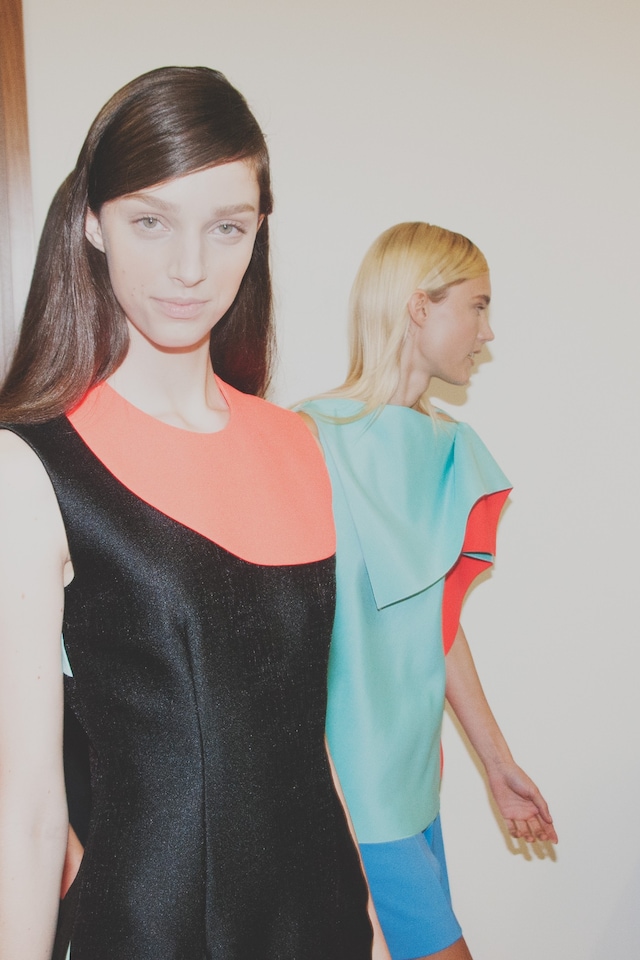 Roksanda SS15, womenswear, Dazed backstage 11
