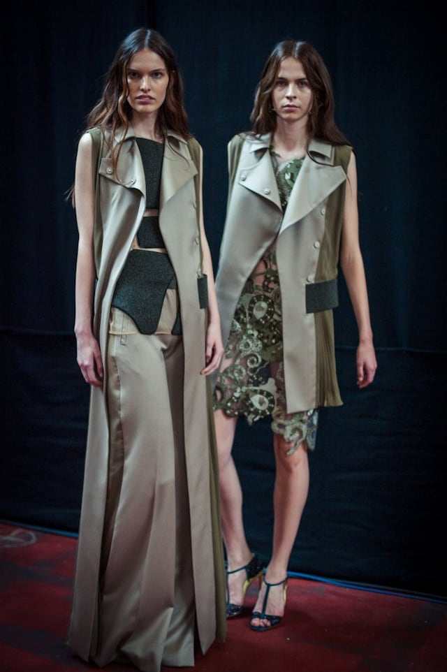 Mary Katrantzou SS15, womenswear, Dazed backstage 5