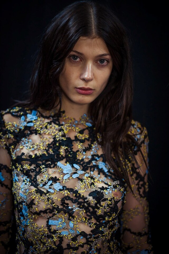 Mary Katrantzou SS15, womenswear, Dazed backstage 3