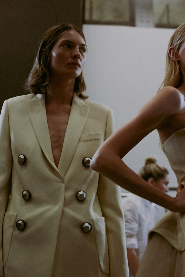 Christopher Kane SS15, womenswear, Dazed backstage 12