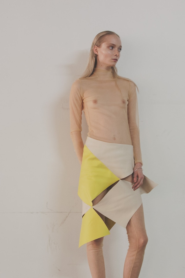 Thomas Tait SS15, womenswear, Dazed backstage 1
