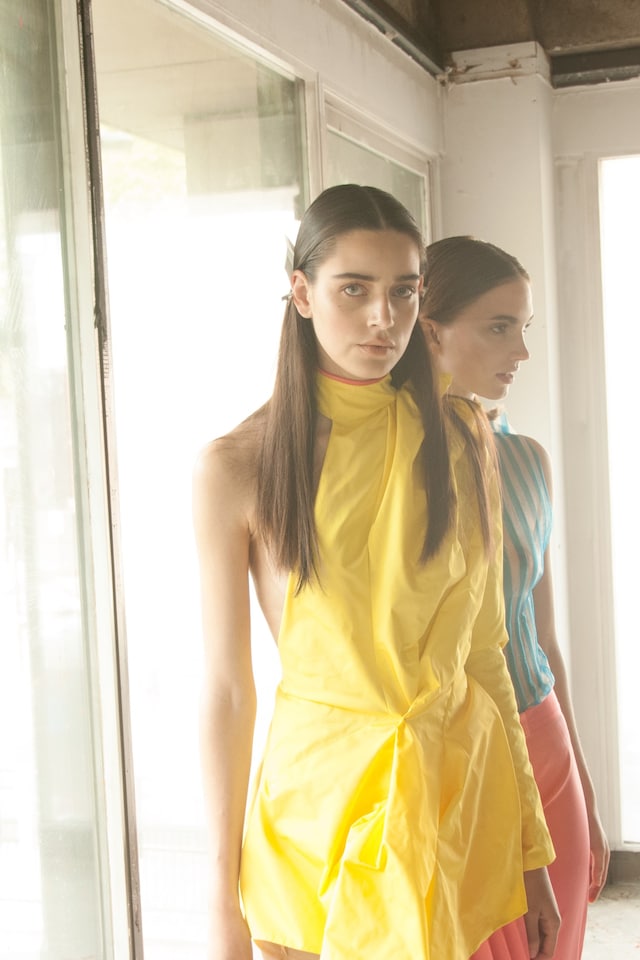 Thomas Tait SS15, womenswear, Dazed backstage 9