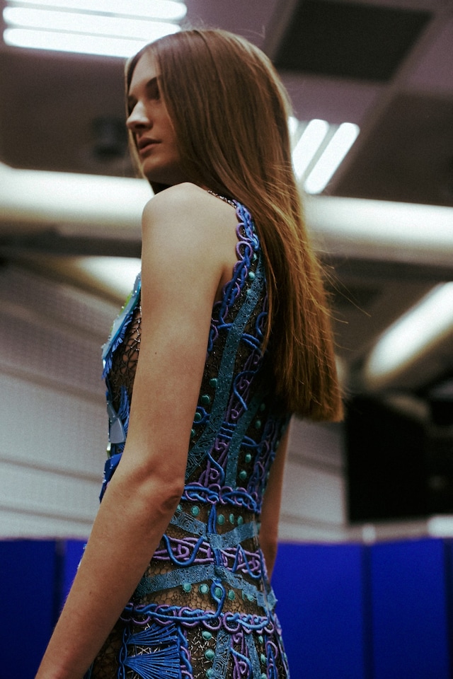 Backstage at Peter Pilotto SS15 2