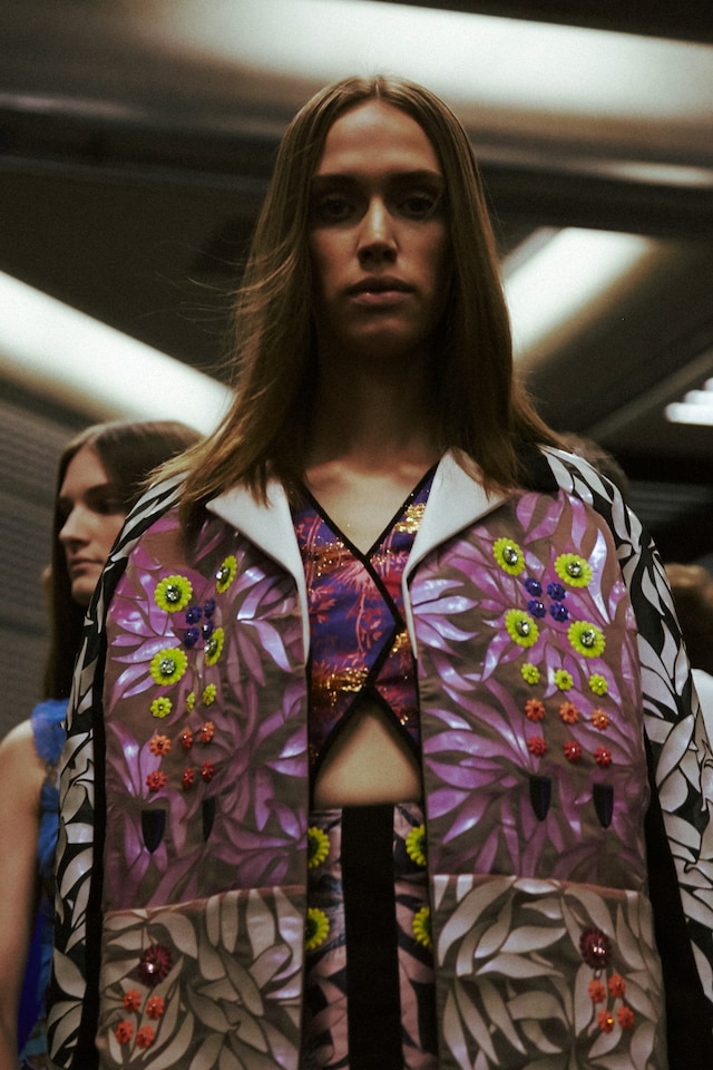 Backstage at Peter Pilotto SS15 3