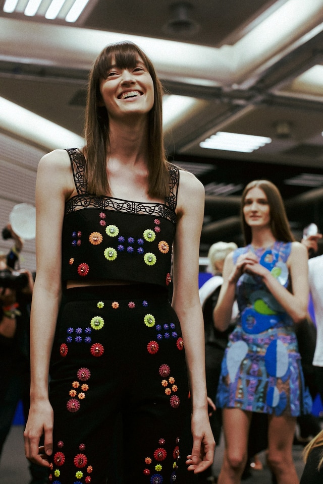 Backstage at Peter Pilotto SS15 8