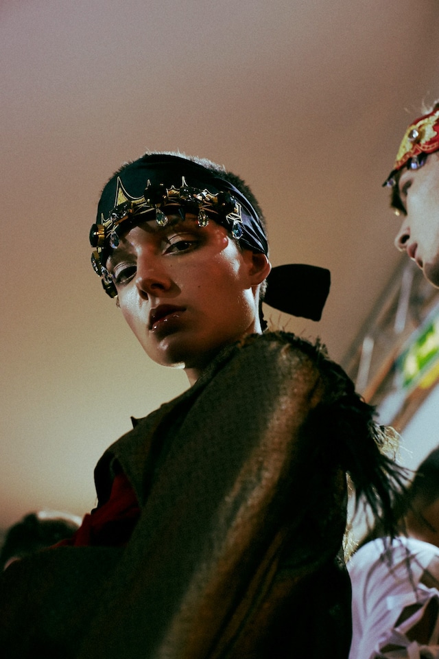 Backstage at Ed Marler SS15 Fashion East Lea Colombo 8