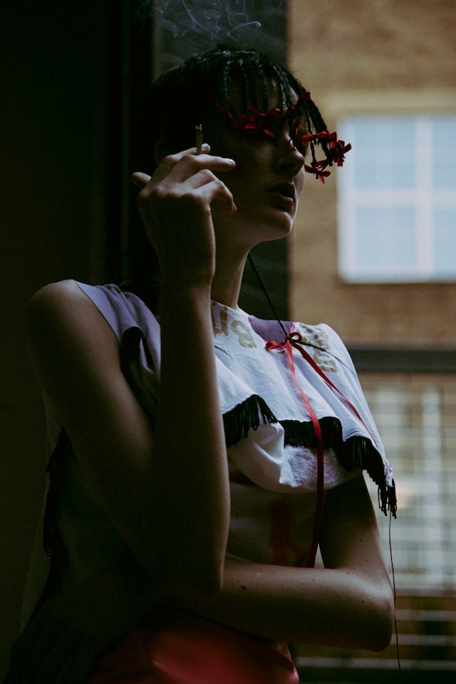 Backstage at Meadham Kirchhoff SS15 12