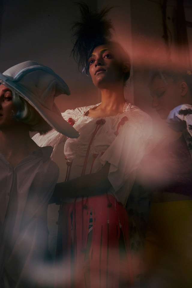 Backstage at Meadham Kirchhoff SS15 8
