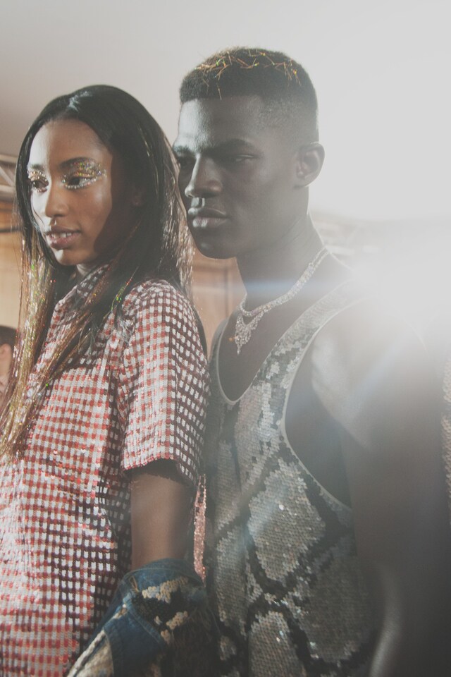 Ashish SS15 Dazed backstage Philip Trengove 10