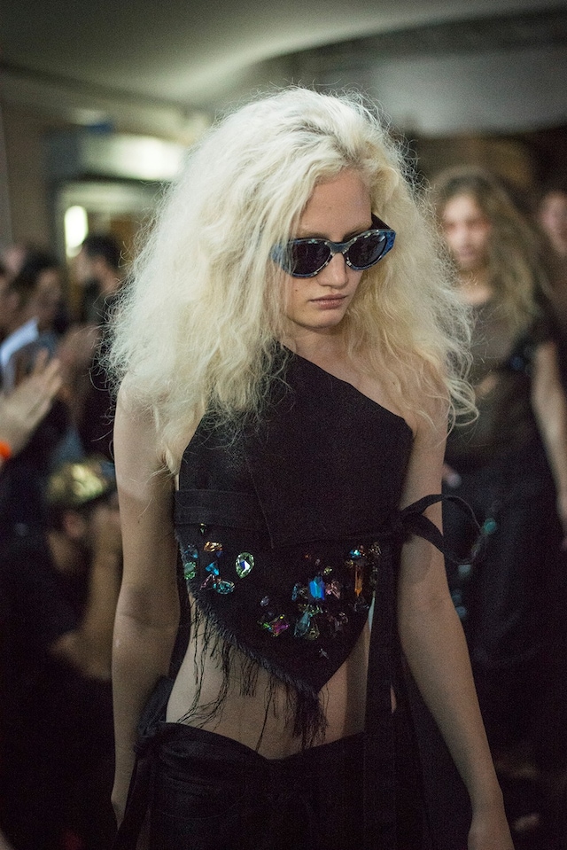 Marques&#39;Almeida SS15, womenswear, Dazed backstage 0