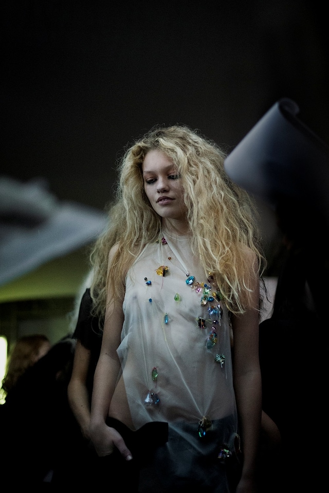 Marques&#39;Almeida SS15, womenswear, Dazed backstage 3
