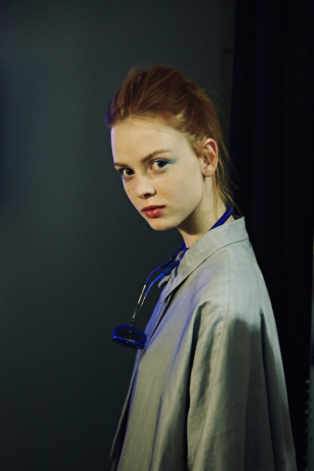 Backstage at Emporio Armani SS15 1