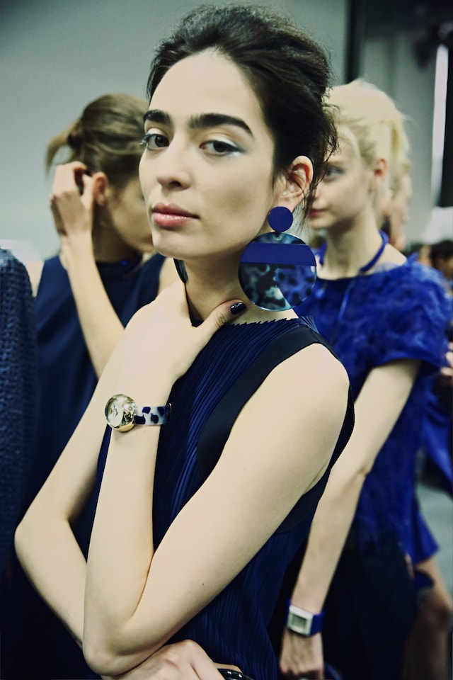 Backstage at Emporio Armani SS15 12