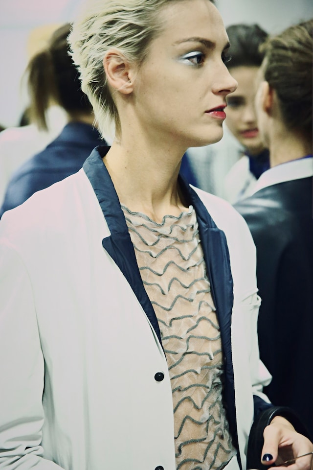 Backstage at Emporio Armani SS15 14