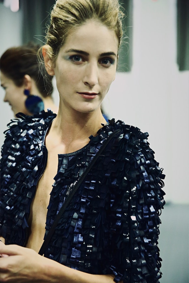 Backstage at Emporio Armani SS15 9