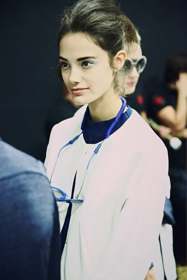 Backstage at Emporio Armani SS15 10