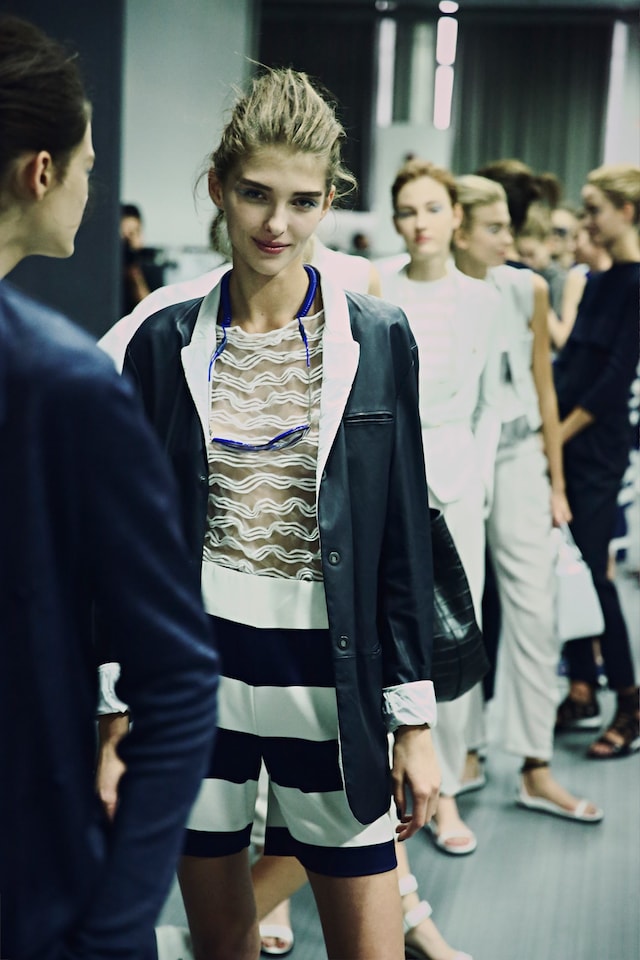 Backstage at Emporio Armani SS15 19