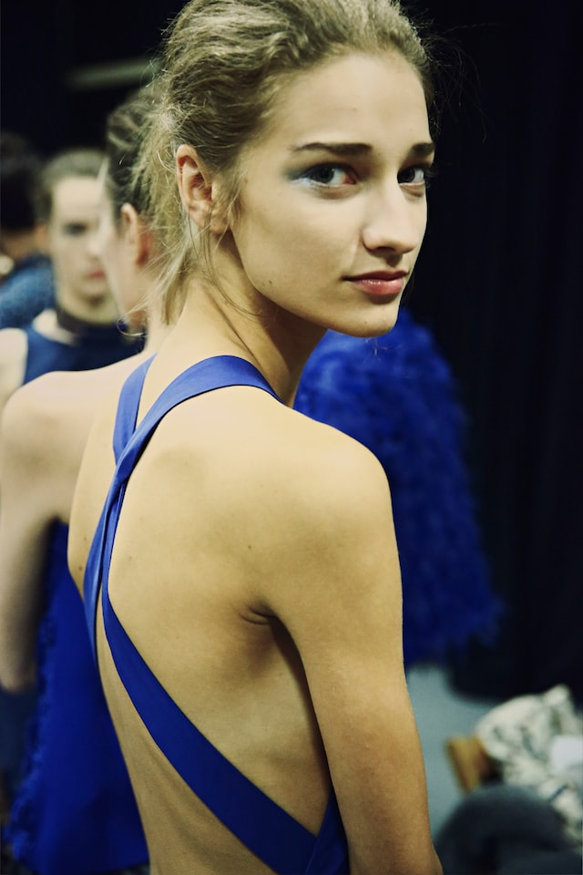 Backstage at Emporio Armani SS15 3