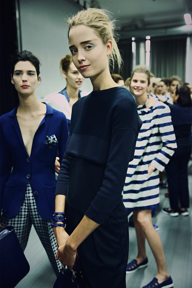 Backstage at Emporio Armani SS15 4