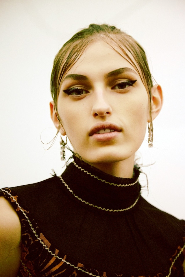Prada SS15, womenswear, Dazed backstage 2