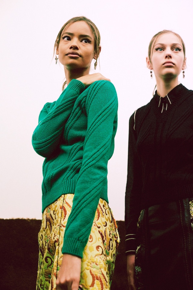 Prada SS15, womenswear, Dazed backstage 10