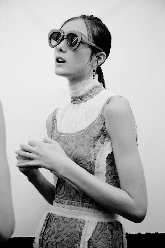 Prada SS15, womenswear, Dazed backstage 16