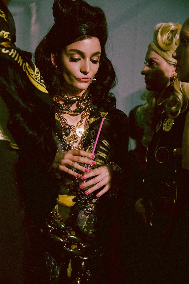 Moschino SS15, womenswear, Dazed backstage 25