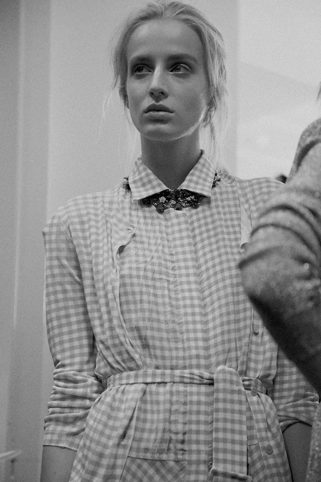 Backstage Bottega Veneta SS15 Milan Lea Colombo 16