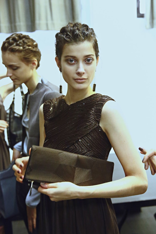 Backstage Giorgio Armani SS15 Milan Paolo Musa 0