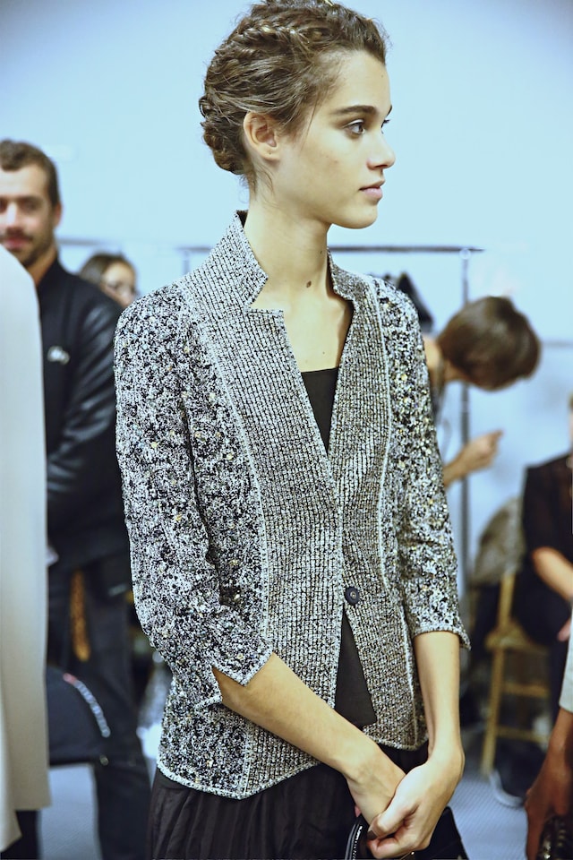 Backstage Giorgio Armani SS15 Milan Paolo Musa 9