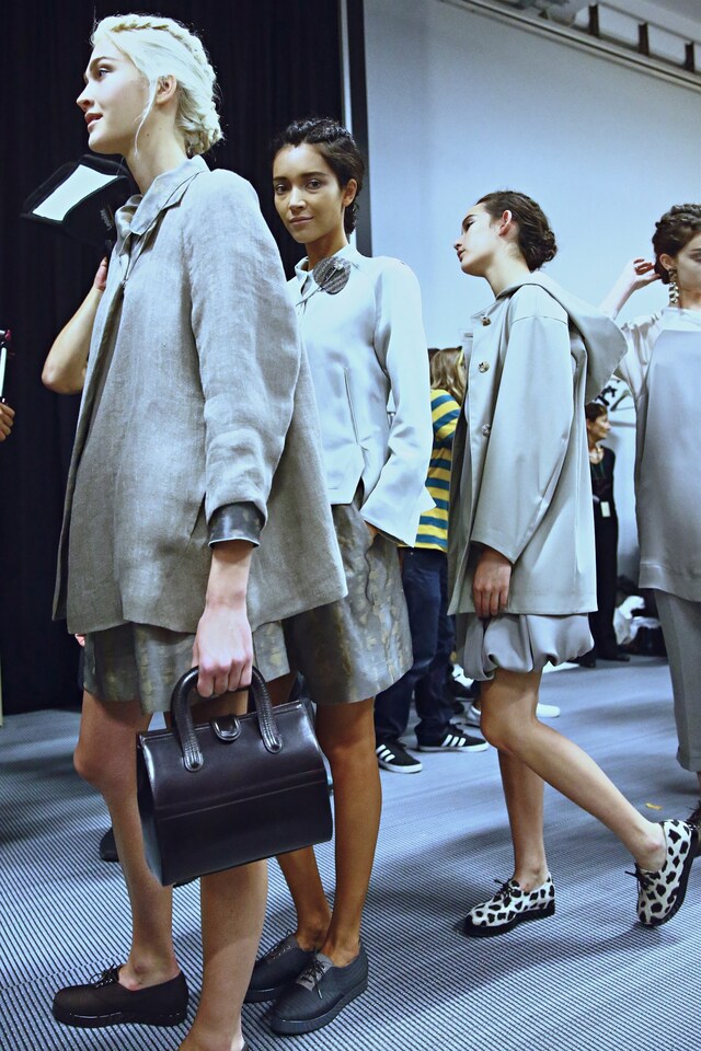 Backstage Giorgio Armani SS15 Milan Paolo Musa 18
