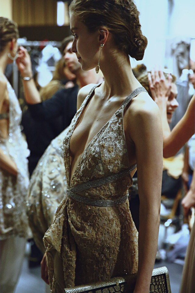 Backstage Giorgio Armani SS15 Milan Paolo Musa 23