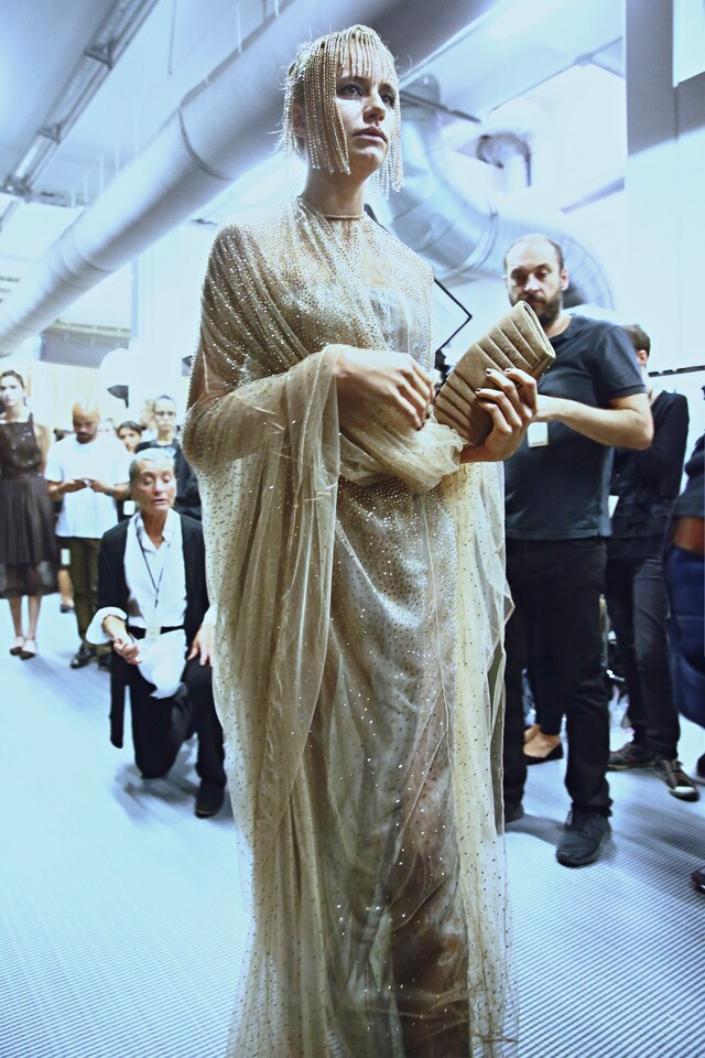 Backstage Giorgio Armani SS15 Milan Paolo Musa 27