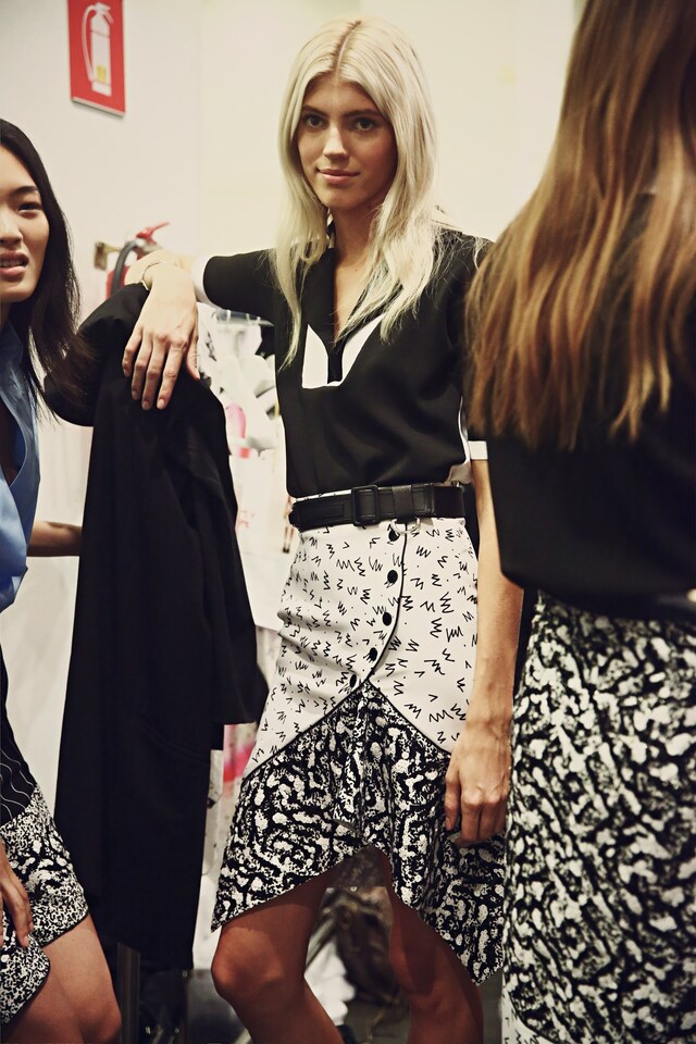 Backstage at Iceberg SS15 7