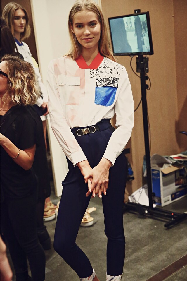 Backstage at Iceberg SS15 15