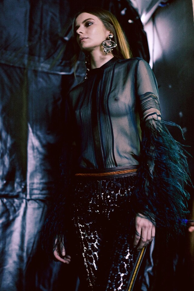 Backstage Roberto Cavalli SS15 Milan Lea Colombo 5