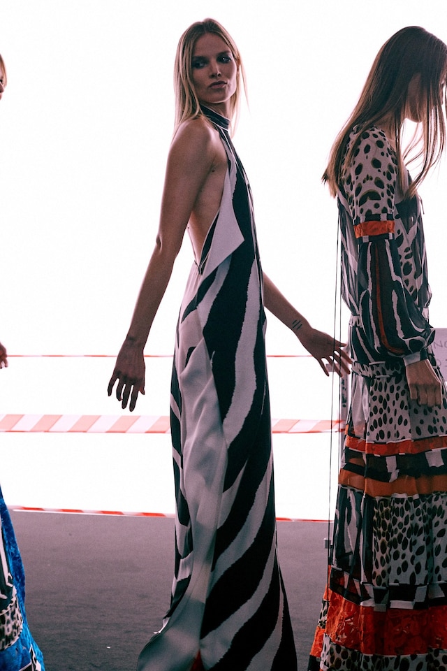 Backstage Roberto Cavalli SS15 Milan Lea Colombo 16