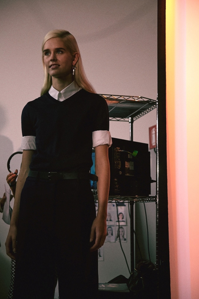 Backstage at Jil Sander SS15 13
