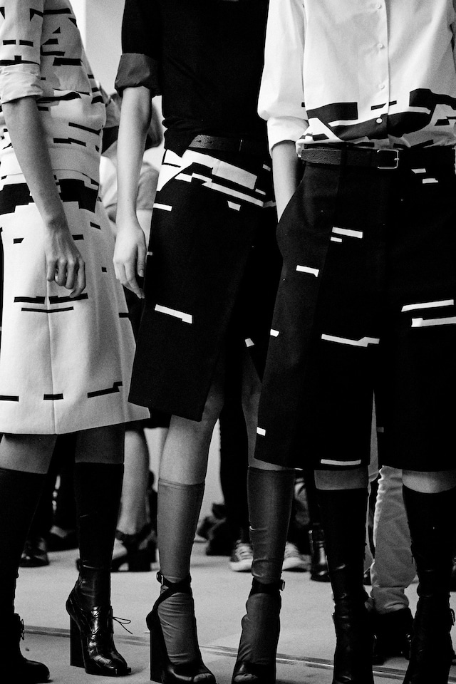 Backstage at Jil Sander SS15 21