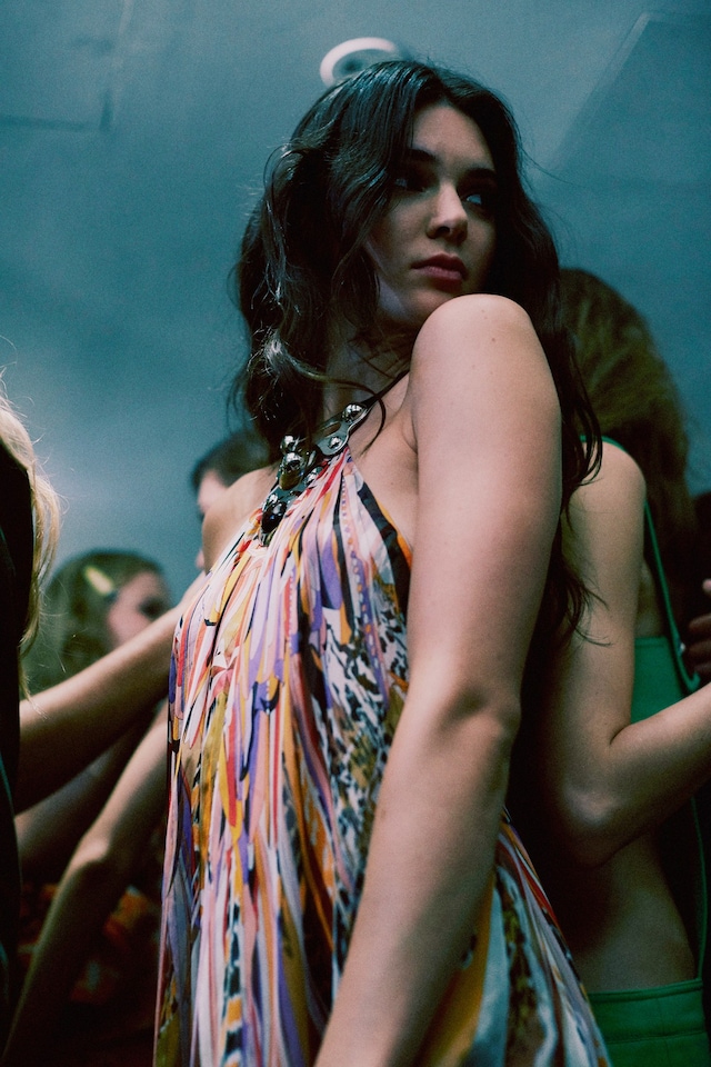Emilio Pucci SS15 Dazed backstage Kendall Jenner 1
