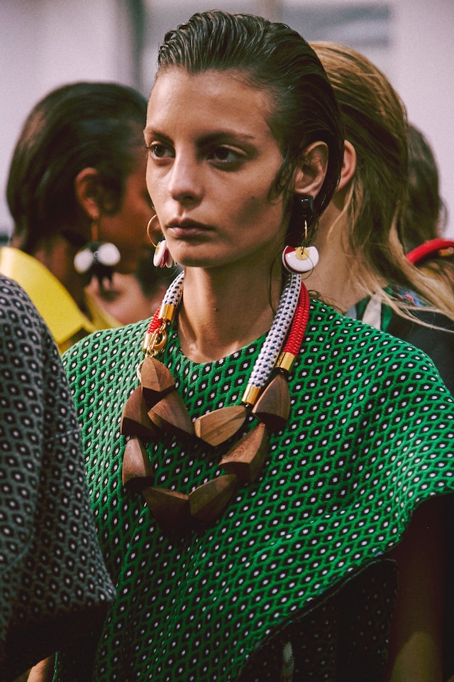 Backstage at Marni SS15 4