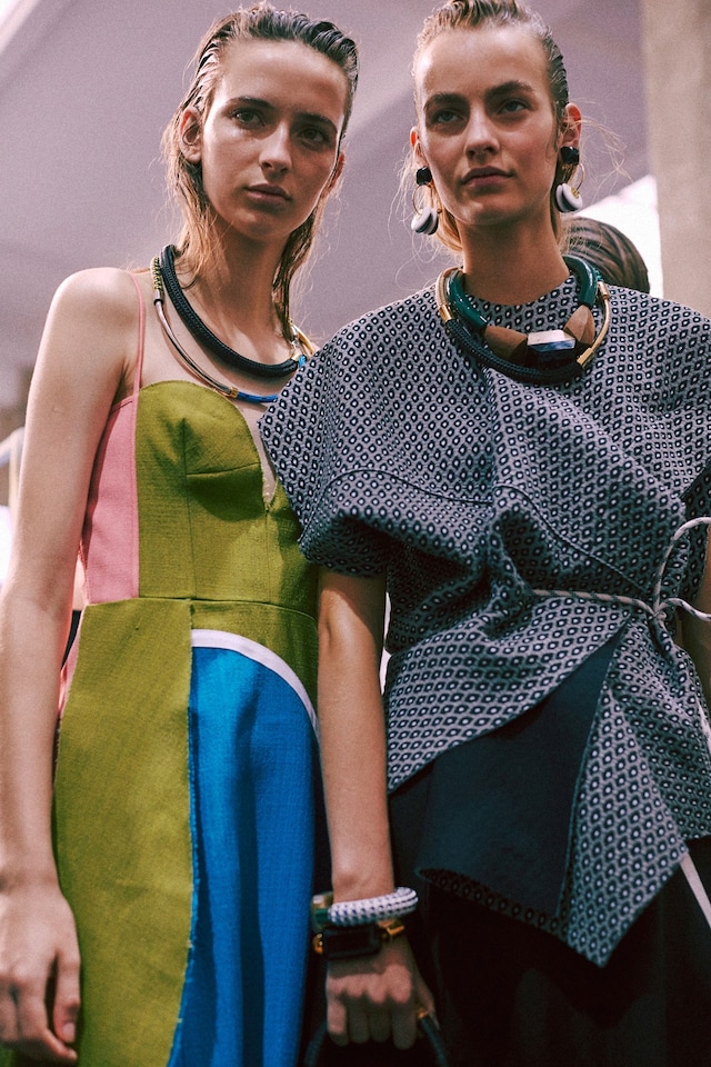 Backstage at Marni SS15 10